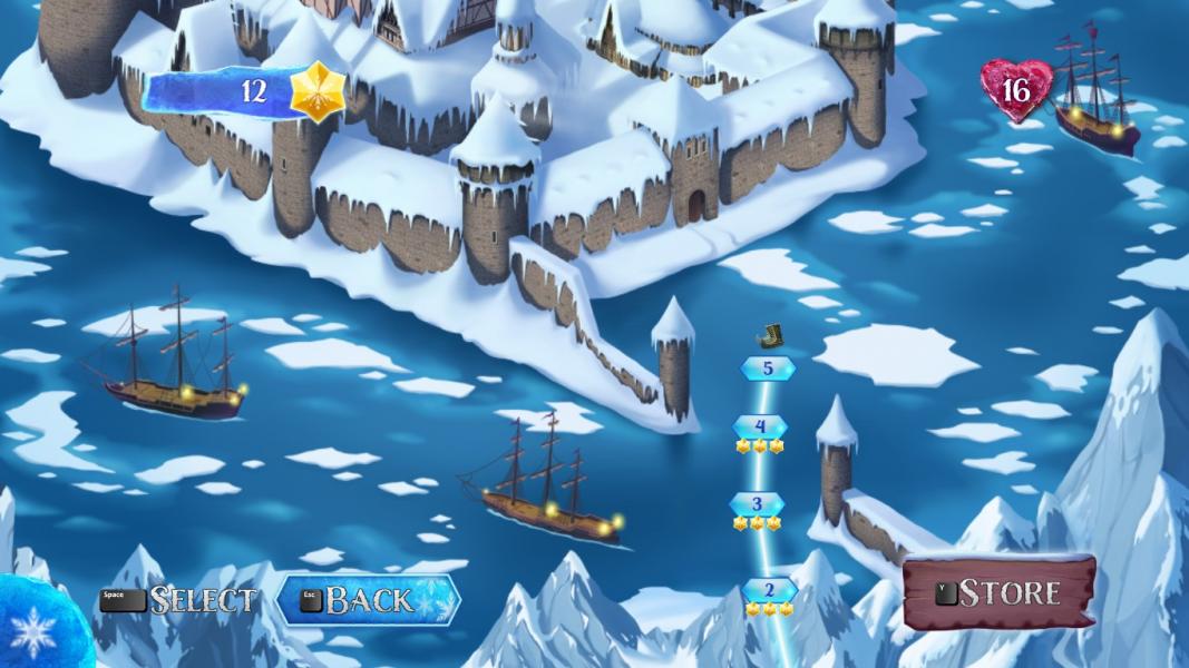 Frozen Free Fall: Snowball Fight Screenthot 2